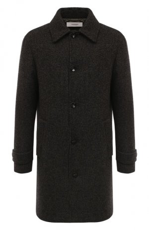 Пальто из шерсти и шелка Agnona. Цвет: зелёный