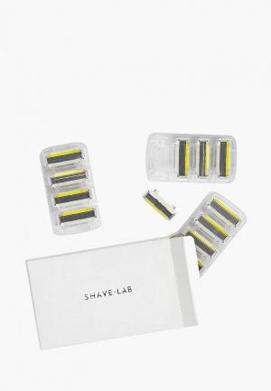 Сменные кассеты для бритья Shave Lab P.L.6 FOR WOMEN. Цвет: серебряный
