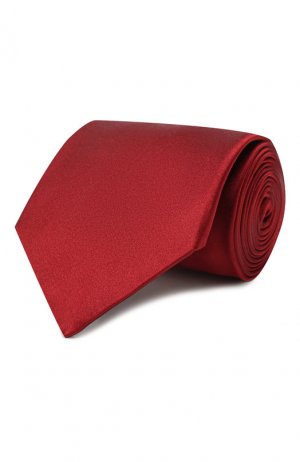 Комплект из галстука и платка Lanvin. Цвет: красный