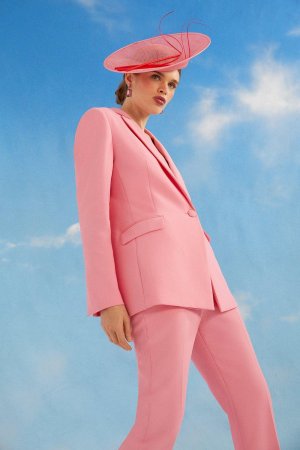 Приталенные брюки-клеш Lisa Tan , розовый Coast