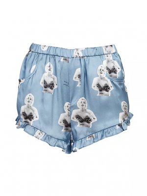 Пижамные шорты с рюшами x Marilyn Monroe Fleur Du Mal, цвет maralyn rose print Mal