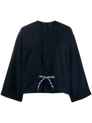 Укороченная куртка на пуговицах Bellerose. Цвет: синий