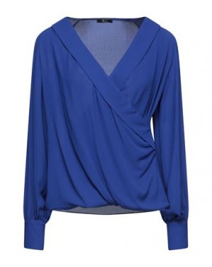Блузка HANITA. Цвет: ярко-синий