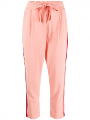 Укороченные спортивные брюки Chinti and Parker. Цвет: розовый