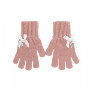 Перчатки , размер 4-6 лет, розовый mialt. Цвет: розовый