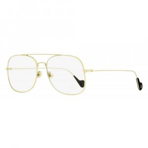 Мужские закругленные квадратные очки ML5060 032 Золотые Черные 58 мм Moncler