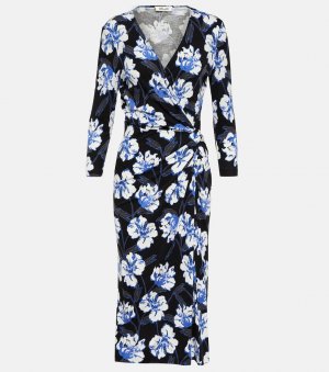 Платье миди borris с цветочным принтом, мультиколор Diane von Furstenberg