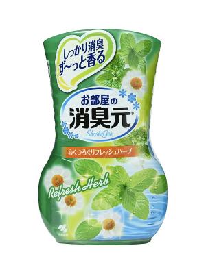 Oheyano Shoshugen Жидкий дезодорант для комнаты с ароматом трав 400 мл KOBAYASHI. Цвет: прозрачный