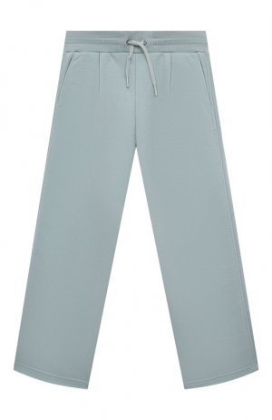 Хлопковые брюки Givenchy. Цвет: голубой