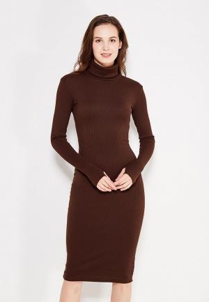 Платье TrendyAngel. Цвет: коричневый