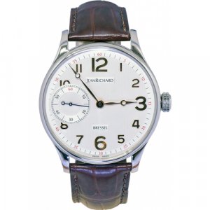 Наручные часы JEANRICHARD, коричневый, белый Jean Richard. Цвет: белый/коричневый