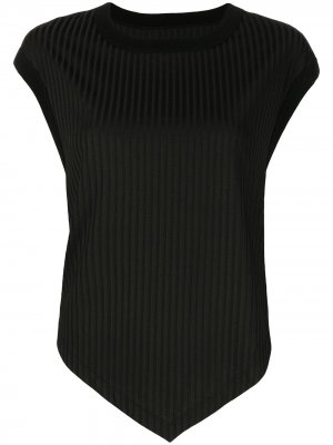 Pleated poncho T-shirt RtA. Цвет: черный