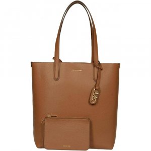 Двусторонняя женская сумка-тоут MICHAEL KORS 230 для багажа Eliza Ns Коричнево-коричневого цвета