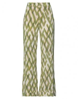 Повседневные брюки SIYU. Цвет: зеленый