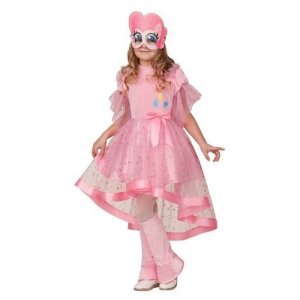 Карнавальный костюм «Пинки Пай», платье, маска, гетры, р. 26, рост 104 см Mikimarket. Цвет: розовый/микс