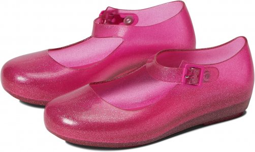 Балетки Dora III BB , цвет Pink/Glitter Silver Mini Melissa