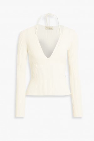 Многослойный свитер в рубчик Almina , цвет Off-white Nicholas