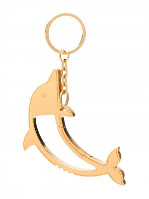 Брелок для ключей Dolphin Icon Thom Browne. Цвет: золотистый