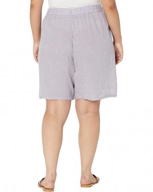 Шорты Midthigh Shorts with Drawstring in Puckered Organic Linen, цвет Misty Lilac Eileen Fisher