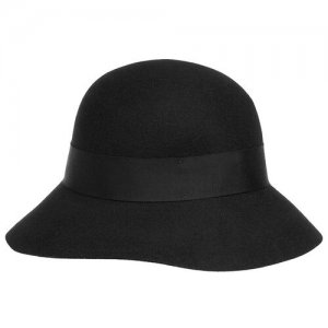 Шляпа , шерсть, утепленная, размер OneSize, черный Seeberger. Цвет: черный