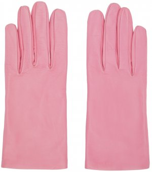 Pink Leather Gloves Dries Van Noten. Цвет: 303 rose