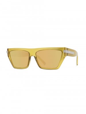 Инъекционные солнцезащитные очки 59 мм, золотой Givenchy