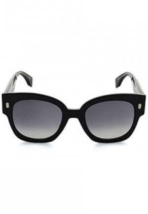 Солнцезащитные очки FENDI. Цвет: черный