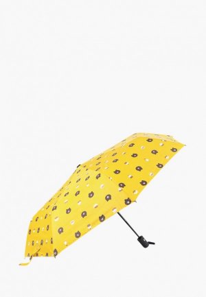 Зонт складной Kawaii Factory. Цвет: желтый