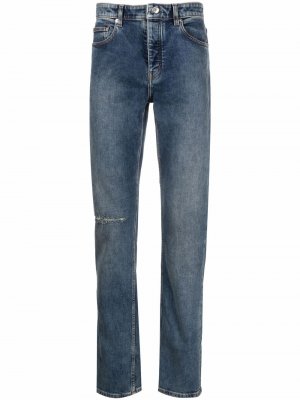 Stonewashed straight-leg jeans Zadig&Voltaire. Цвет: синий