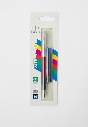 Ручка и 2 стержня Parker Jotter Original. Цвет: красный