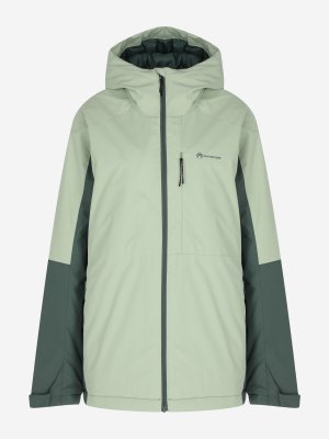 Куртка утепленная женская, Зеленый Outventure. Цвет: зеленый