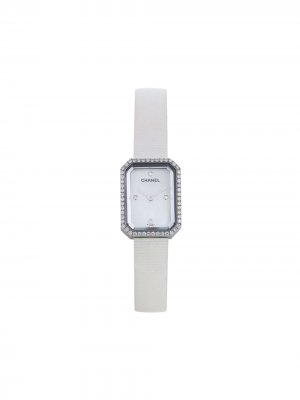 Наручные часы Premiere Joaillerie pre-owned 15 мм 2010-х годов Chanel. Цвет: белый