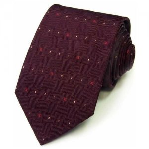 Шелковый галстук свекольного цвета с вкраплениями Celine 822998