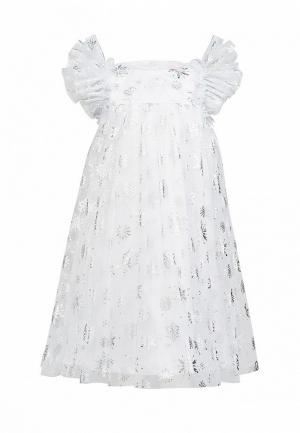 Платье Красавушка Снежинка. Цвет: белый