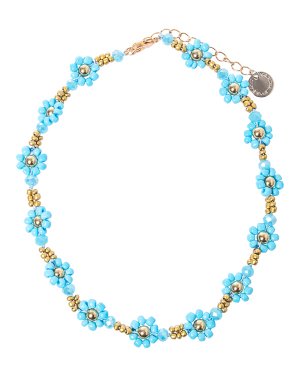 Ожерелье Marina Fossati. Цвет: золотой+голубой