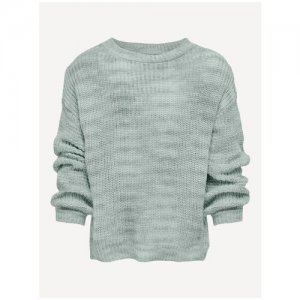 ONLY, пуловер для девочки, Цвет: серый, размер: 98/104 Only. Цвет: серый