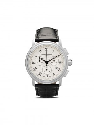 Наручные часы Classics Quart Chronograph 40 мм Frédérique Constant. Цвет: белый