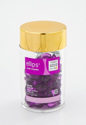 Масло для волос Ellips Nutri Color (для сохранения цвета волос), банка 50шт. Цвет: прозрачный