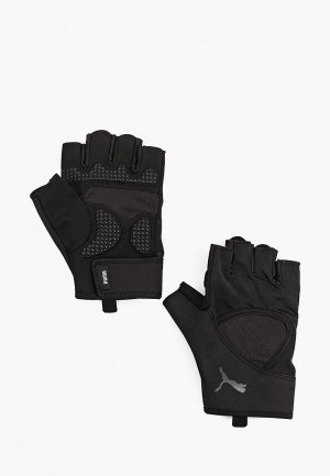 Перчатки для фитнеса PUMA TR Ess Gloves Up. Цвет: черный