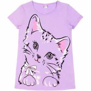 Сорочка , размер 134, фиолетовый BONITO KIDS. Цвет: фиолетовый