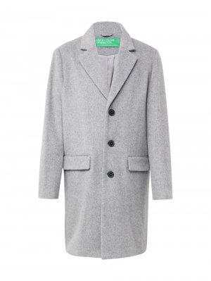 Межсезонное пальто , пестрый серый United Colors Of Benetton