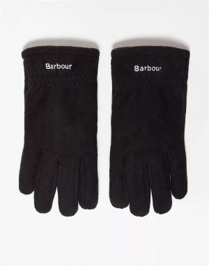 Черные флисовые перчатки Coalford Barbour