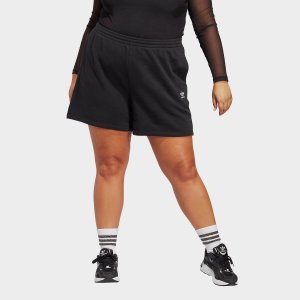 Женские шорты adidas Originals adicolor Essentials French Terry (большие размеры), черный