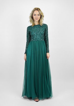 Вечернее платье Belle , цвет emerald green Lace & Beads