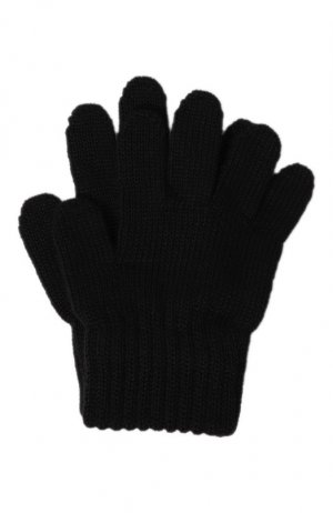 Шерстяные перчатки Catya. Цвет: чёрный