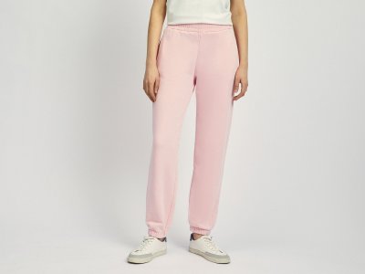 Спортивные брюки джоггеры Benetton. Цвет: розовый