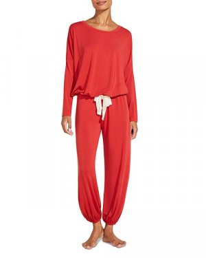 Пижамный комплект Gisele с напуском , цвет Red Eberjey