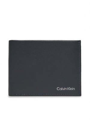 Большой мужской кошелек , серый Calvin Klein