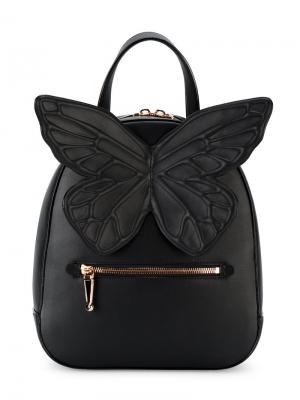 Рюкзак Kiko с декором в виде бабочки Sophia Webster. Цвет: чёрный