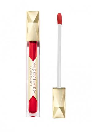 Блеск для губ Max Factor Honey Lacquer Gloss, 25 Floral Ruby, 3,8 мл. Цвет: красный